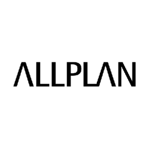Allplan Logo in schwarz zur Darstellung der Kooperation des Unternehmens mit der 1000hands AG.